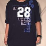 Disney NAVY BLUE  MICKEY MOUSE GRAPHIC T-SHIRT Photo 2