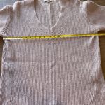 Madewell  Woodside Pullover 100% Merino Wool Sweater in Pale Pink Size Medium Photo 8