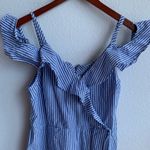BP Nordstrom .  Preppy Striped Ruffle Dress M Photo 4