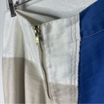 Holding Horses Anthropologie Size 8  Midi Skirt Patchwork Blue Asymmetrical Hem Photo 9