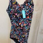 Aqua Eve Women's Floral One Piece Swimsuit Photo 0