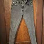 Levi's Levi’s Wedgie Straight High Rise Jeans Smoke Charcoal Black Photo 2