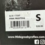 90 Degree by Reflex All Over Rib High Impact Racerback Sports Bra Pink Photo 9