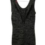Ruby Moon Sweater Dress LARGE Black Sleeveless Knit Wool Blend Mini Scoop Neck Photo 2
