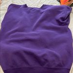 Jerzees Clemson Purple Sweatshirt Pullover Large Photo 3