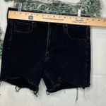 American Eagle Super Highrise Shortie Black Denim Photo 3