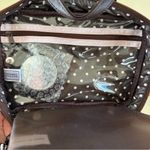 Stephanie Johnson Brown and Pale Pink Heart ML Traveler Cosmetics Case Photo 8