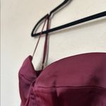 House Of CB  'Beau' Wine Pleated Midi Dress NWOT XS Photo 11