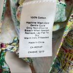 Talbots blouse XL multi color cityscape V neck lightweight short sleeve knit Photo 7