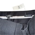 Loft NWT  Marisa Trouser Gray Dress‎ Pants Womens Size 4 Career Business Photo 2