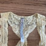 Free People Intimately Women’s Yellow Laced Bra Sz XS Photo 1
