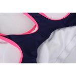 Uhnice Large Athletic One Piece Swimsuit Racing Training Sports Bathing Suit​ Blue Photo 7