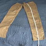 Chico's Platinum Denim Shiny Gold Jeans Photo 3