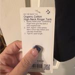 Lululemon  Organic Cotton
High-Neck Ringer Tank Photo 2