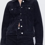ZARA  Women's Dark Denim Jacket Photo 0