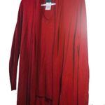 Creation L Red Studded Detail Twinset Cardigan Set Size 6 Photo 1