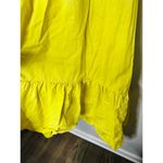 MARISSA WEBB COLLECTIVE Yellow Poplin Hourglass Waist Cutout Midi Dress Size 4 Photo 11