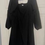 Black Puff Sleeve Dress Size XL Photo 0
