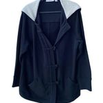 Nordstrom NWT π€ Sejour Long 100% Cotton Sherpa-Hood Casual Cozy Jacket/Coat 1X Photo 0