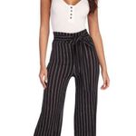 Windsor Striped Flare Pants Photo 0