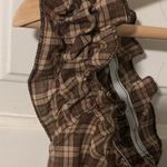 SheIn Plaid Puff Sleeve Mini Dress Photo 2