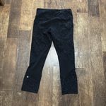 Lululemon  cropped black cheetah side pocket leggings Photo 4