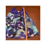 Blue Floral Lace Babydoll Chemise Nightgown Nightie Large Sheer Sleepwear Sexy Photo 4