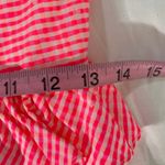 Lilly Pulitzer  - Hot Pink Gingham Strapless Bodycon Dress w/ Ruffles Size 0 Photo 4