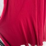 Oyisha floor length flowy gown dress 16 formal bridesmaid party dance dark red Photo 3