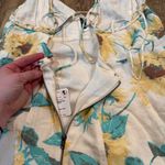 Free People NWT Altura Printed Mini Dress Sunflower Large Photo 5