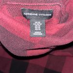 Adrienne Vittadini  red/black plaid turtleneck sweater extra small  Photo 4