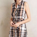 Holding Horses Anthropologie Women's Sunlit Plaid Tunic Top Black Motif Size 10 Photo 0