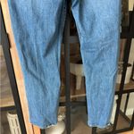 Abercrombie & Fitch Abercrombie The Ankle Straight Ultra High Rise Distressed denim Jeans light wash Photo 8