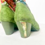 Desigual  Heeled Green Boots Funky Design Size 7 Women’s Photo 3