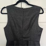 Susana Monaco Black Sparkle Detail Boat Neck Sleeveless Cocktail Dress Size. 6 Photo 5