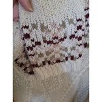 Moon River ‎ Knit V Neck Sweater with Collar Design Size Medium Photo 4