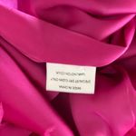 16Arlington Himawari Dress Strapless Feather Trimmed Knot Satin Pink Midi Size 2 Photo 12