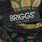 Briggs New York Floral Paisley Midi Skirt Women's Size 16 Black Fairy Grunge Photo 3