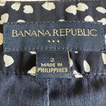 Banana Republic Speckled A-Line Skirt Navy Blue & White Print Versatile Size 2 Photo 10