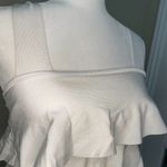ZARA Ruffle Crop Knit Tank - size small Photo 3