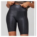 Spanx  Faux‎ Leather Bike Short Small Photo 7