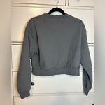 Yellow Label Co Gray Women's Cropped Sweatshirt Size XS Photo 1