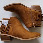 Allegra K . fringed boots size 6½ Photo 6