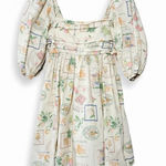 Abercrombie & Fitch Womens Size S Emerson Italia Print Mini Milkmaid Dress Photo 0