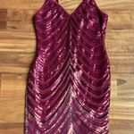 SheIn red gold dress Photo 0