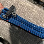 Tommy Hilfiger New with Tags Double Zip Pocket Wristlet Royal Blue with Logo Photo 3