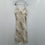 House of Harlow x Revolve Adeena Slip Midi Dress Grey/Beige Tie Dye Size Small Gray Photo 1