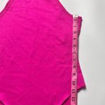 ZARA  Women's High Neck Pink Thin Strap Bodysuit Sz S Photo 3