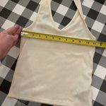 American Eagle Women’s Cream Ribbed Halter Top Soze XS Photo 5