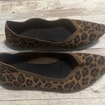 MIA  Leopard Pointed Flats Women's Size 8 Washable Brown Black Animal Casual Photo 3